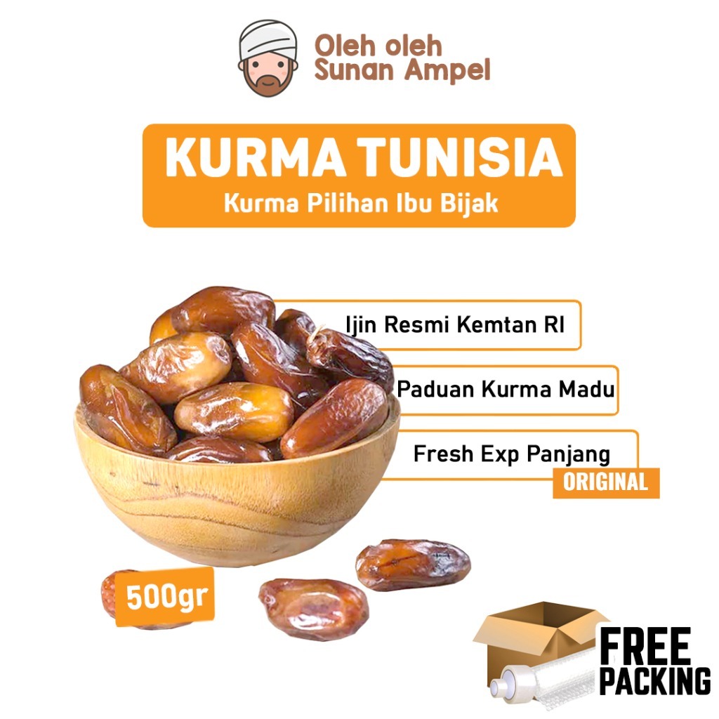 

Kurma Madu Tunisia BPOM 500gr Asal Tunis Golden Valley Madu Sukari Lembut Terlaris Terenak