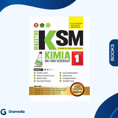Gramedia Medan - MAESTRO KSM KIMIA UNTUK MA/SMA SEDERAJAT VOL.1