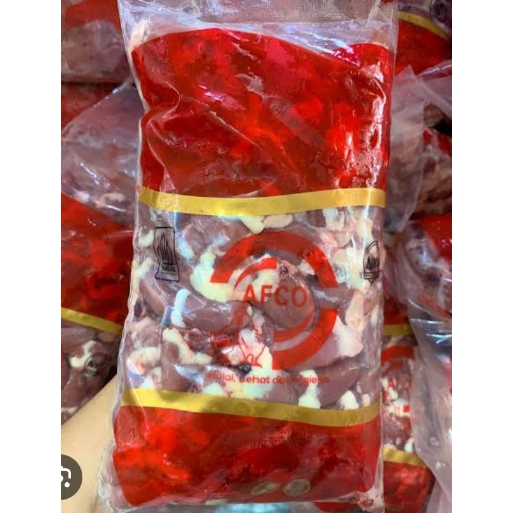 

TERLARIS Jantung ayam afco 1kg/ Jantung ayam 1 kg Beku Halal/ Jantung Ayam Bersih Fresh Halal