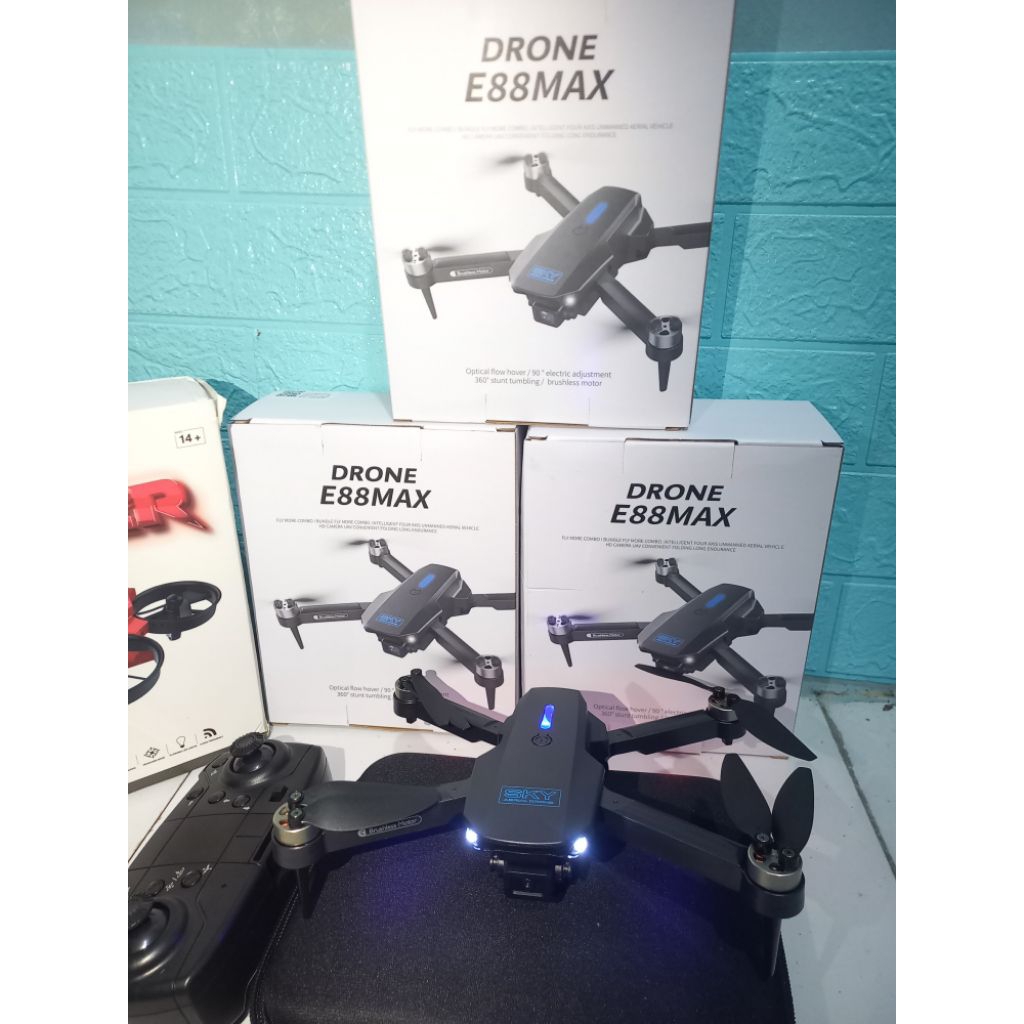 DRONE E88 MAX CAMERA & BRUSHLESS