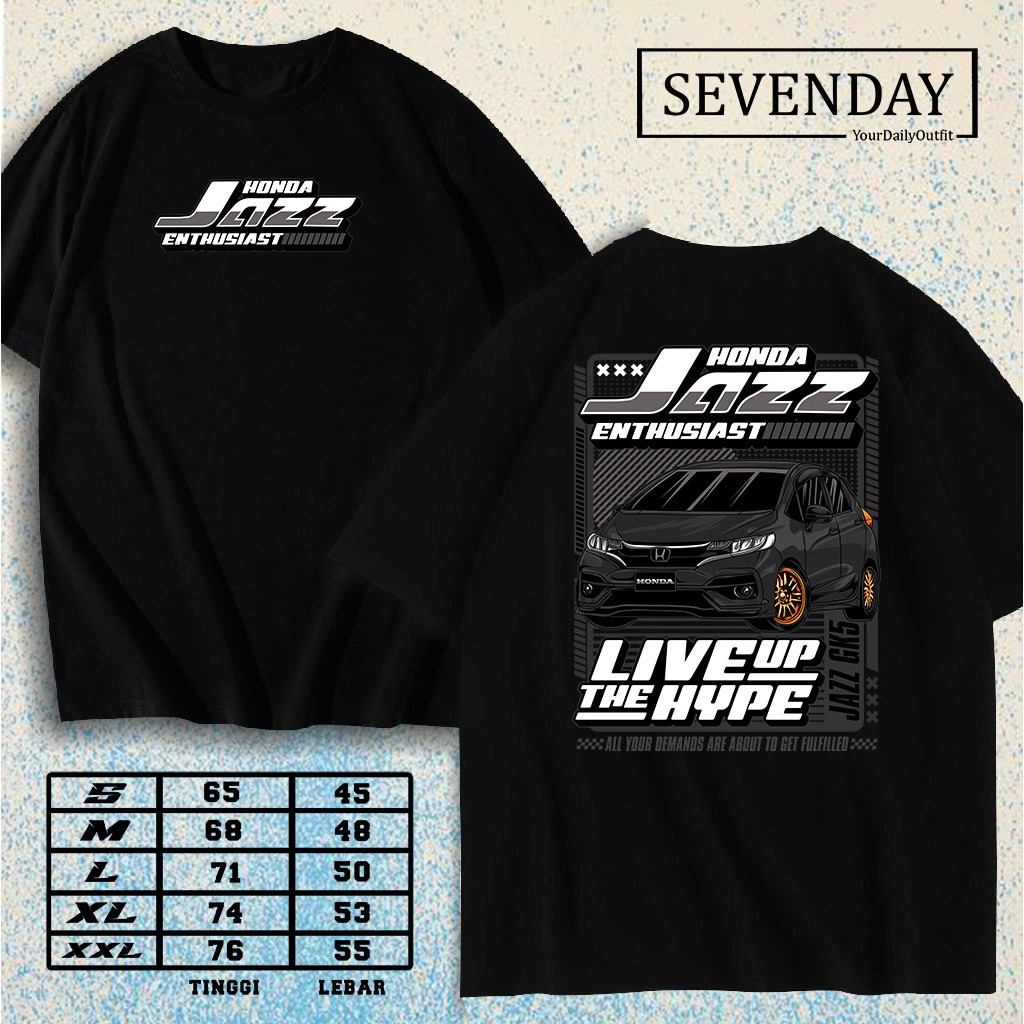 KAOS HONDA JAZZ - Kaos KOMUNITAS HONDA JAZZ - BAJU MOBIL HONDA JAZZ COCOK UNTUK PRIA DAN WANITA