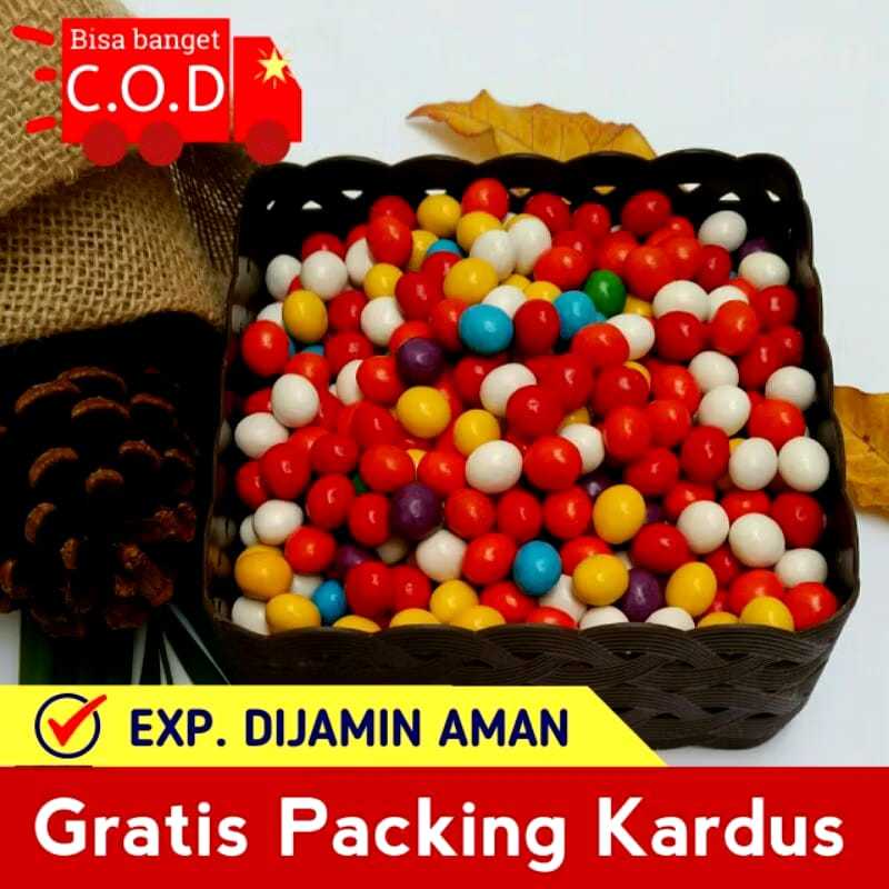 

250grm,500grm,1000grm,Mini Bola-Bola Cokelat Isi Biskuit Halal termurah dan terviral