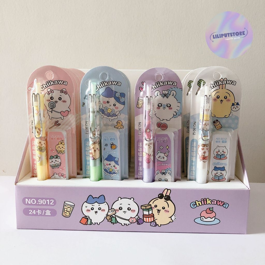 

Pensil Mekanik + Refill Isi Pensil mekanik 0.5 Chiikawa