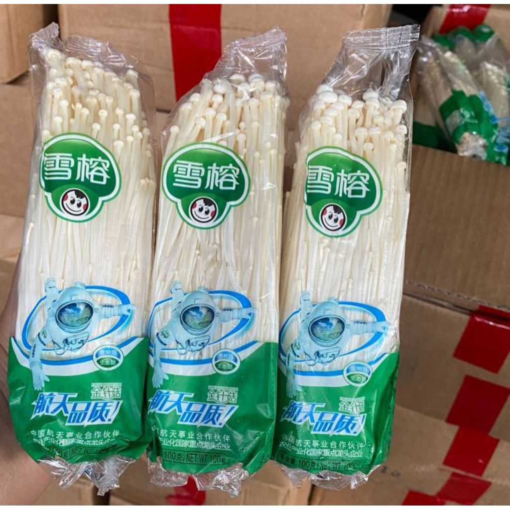 

JAMUR ENOKI Fresh 100gr - ENOKI Mushroom Segar