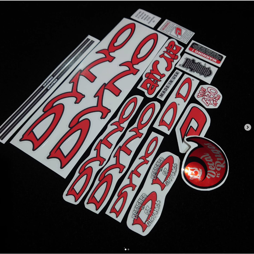 Decal Stiker BMX Mid Skool Dyno Air 2000