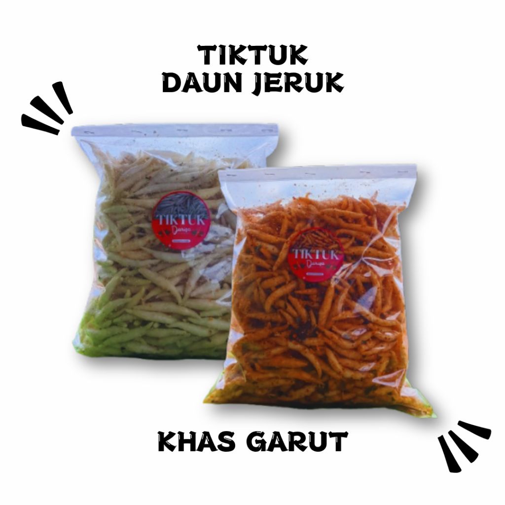 

TikTuk Daun jeruk (Pedas) Khas Garut 250gr
