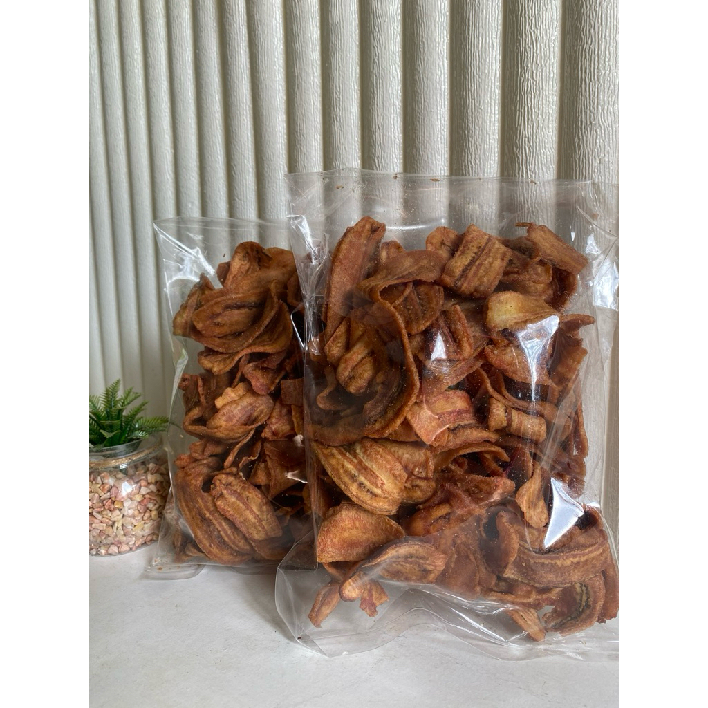 

Kripik Sale Pisang Kering 250gr Renyah Kriuk Manis asli dari pisang