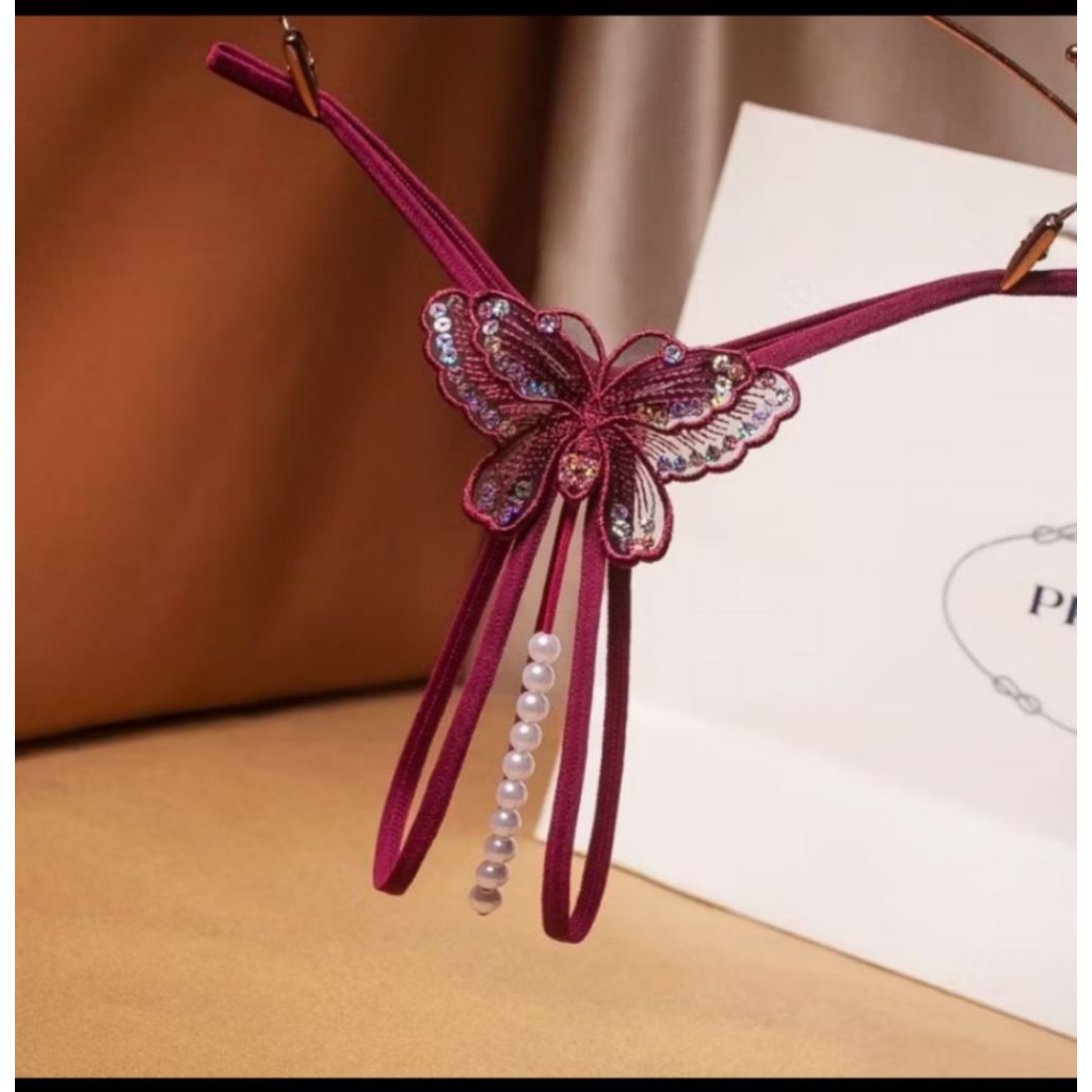 Celana Dalam Wanita Kupu Kupu Mutiara 001 /g string