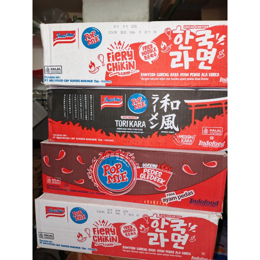 

POP MIE FIERY CHIKIN 1 DUS