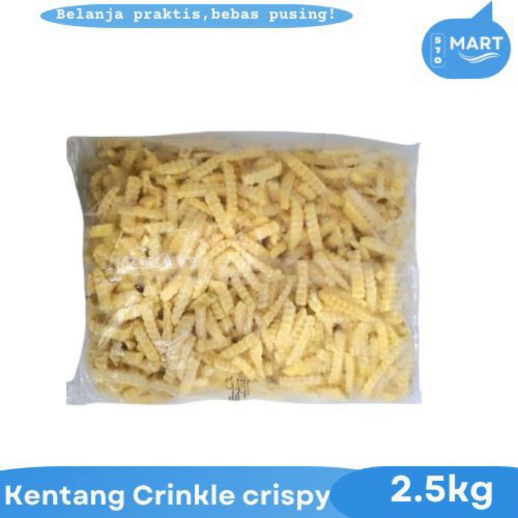 

Kentang crinkle Crispy Cut 2,5kg