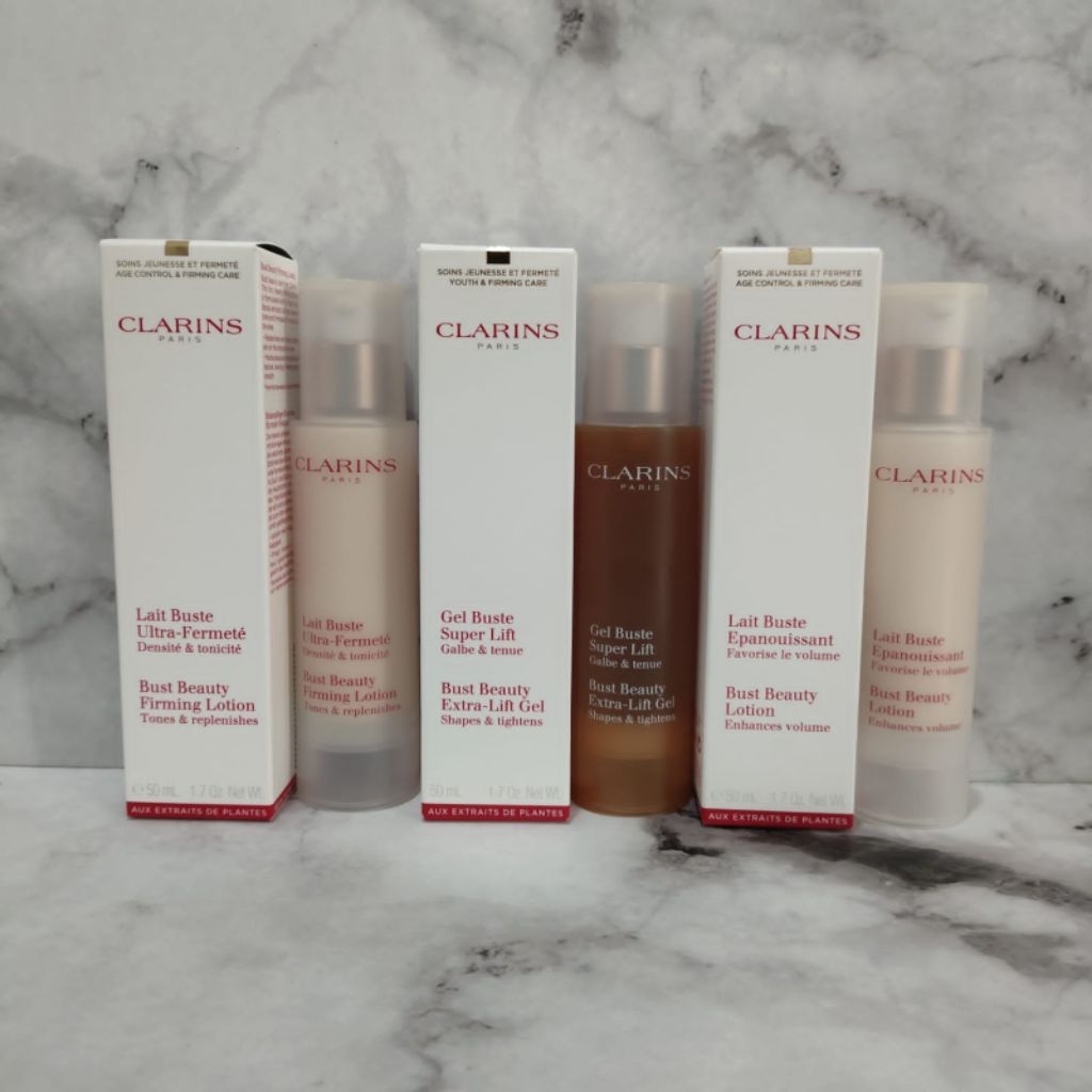 Clarins Bust Beauty Lotion / Clarins Bust Beauty Extra Lift Gel / Clarins Bust Beauty Firming Lotion
