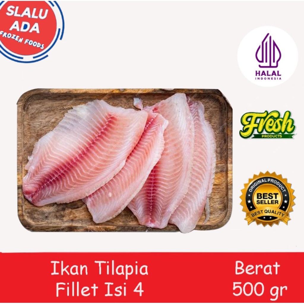 

Ikan Tilapia Fillet 500gram