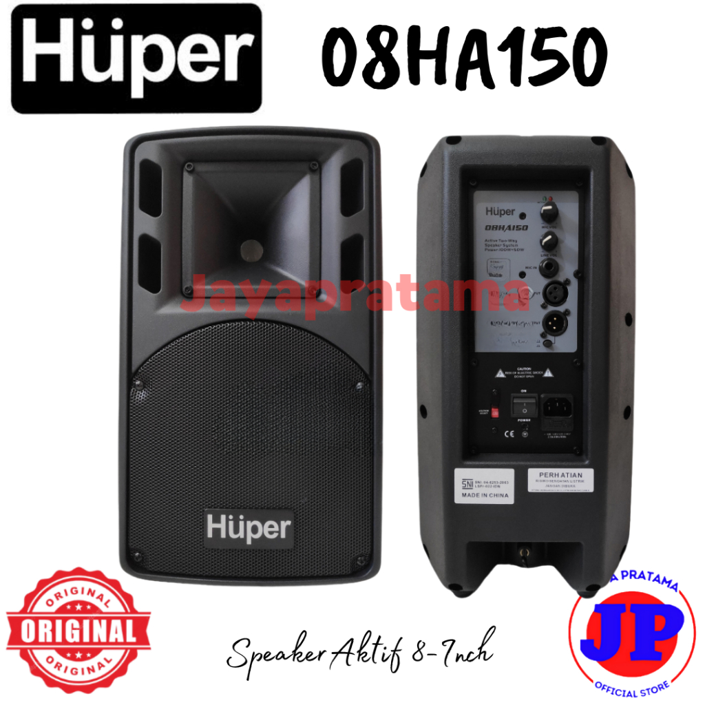 Huper 08HA150 Speaker Aktif 8-Inch Original 08HA150