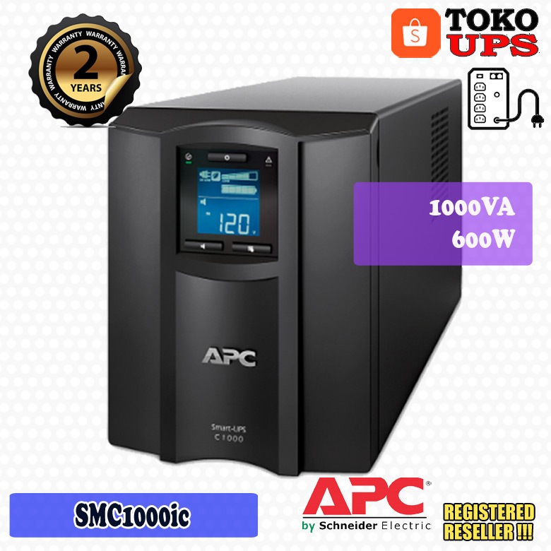 UPS APC SMC1000ic 1000VA 600W LCD Smart UPS Smart Connect