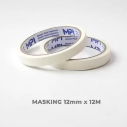 

masking tape lakban kertas hight quality lem kertas - 6mm x 21m
