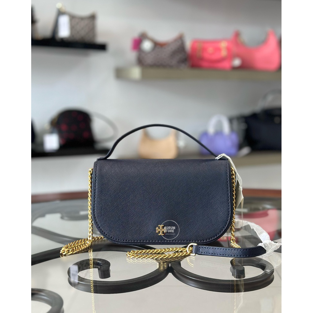 EMERSON TOP HANDLE CROSSBODY TORY NAVY