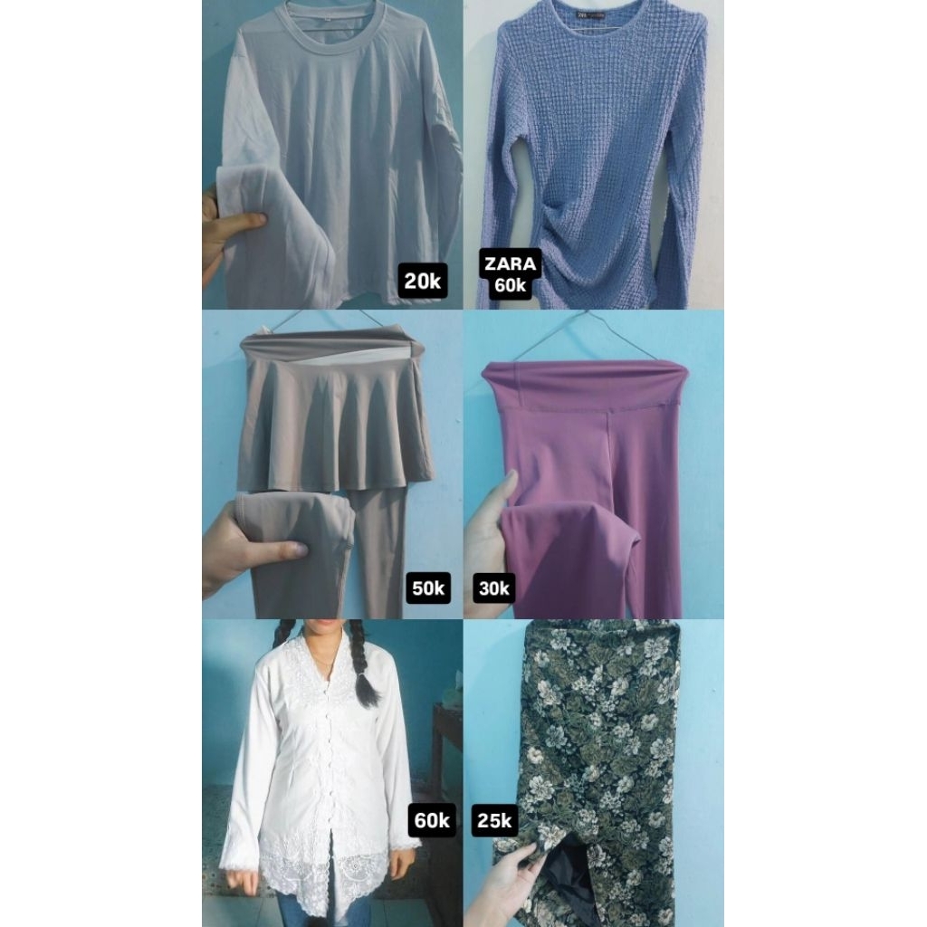 PRELOVED BAJU, ROK, LEGGING OLAHRAGA