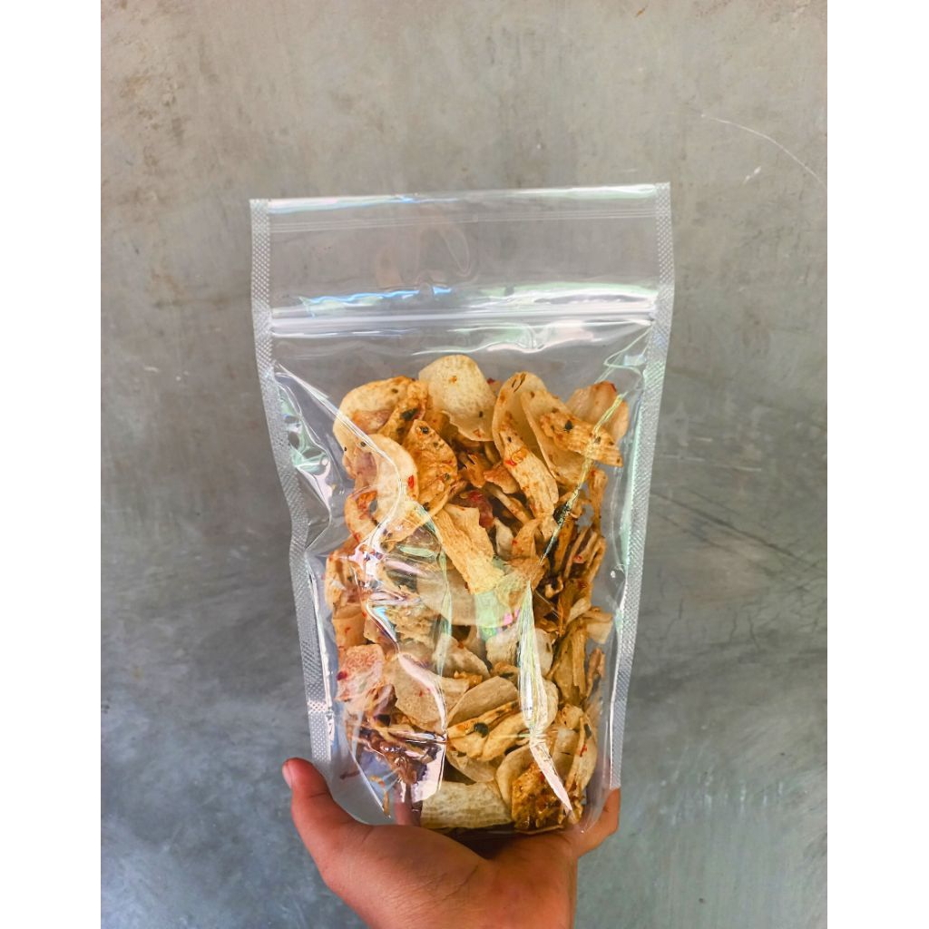 

Manggleng Keripik Talas Camilan Pedas Manis Gurih Renyah 200 gram