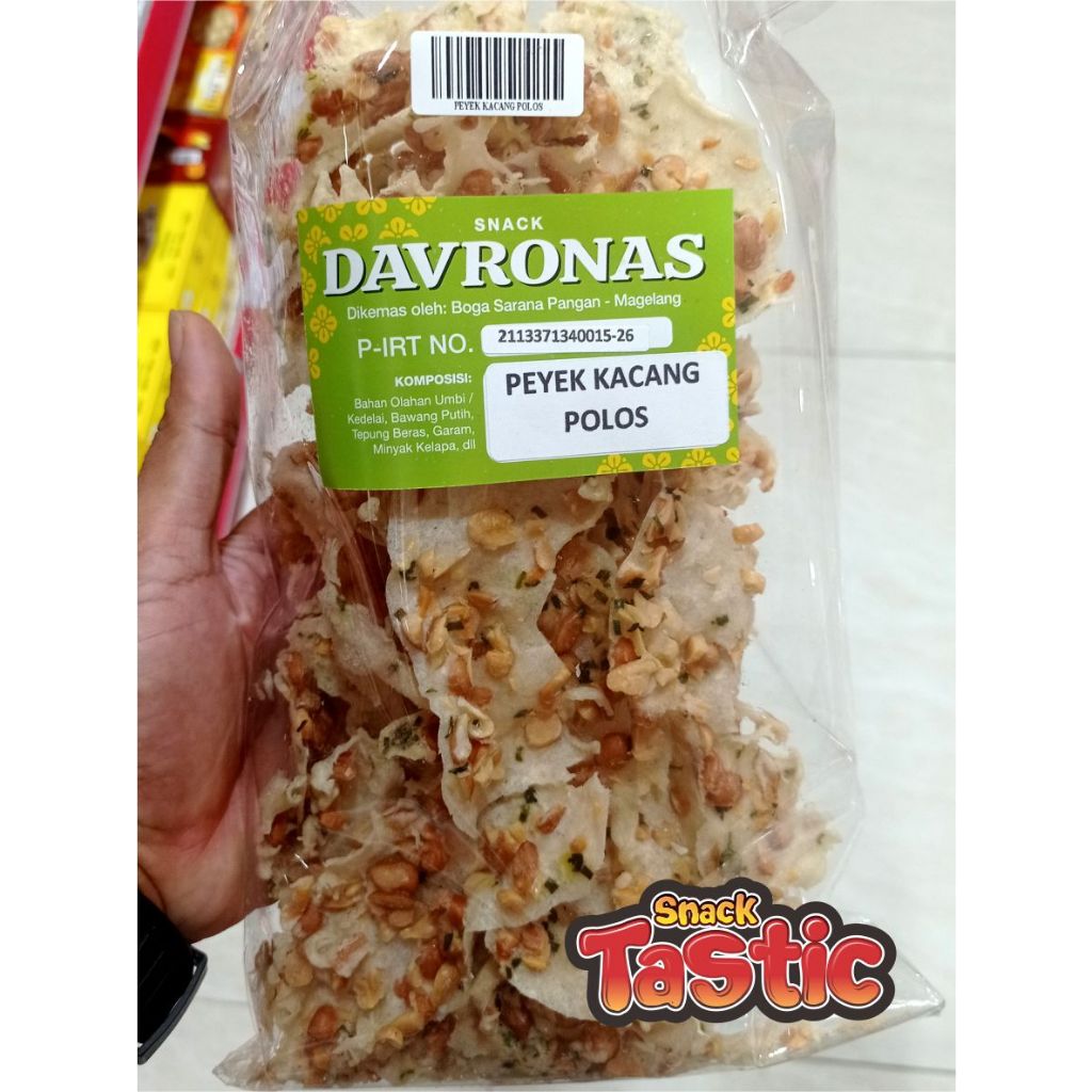 

PEYEK KACANG POLOS camilan Dan oleh-oleh khas Magelang, Jogja, purworejo, wonosobo