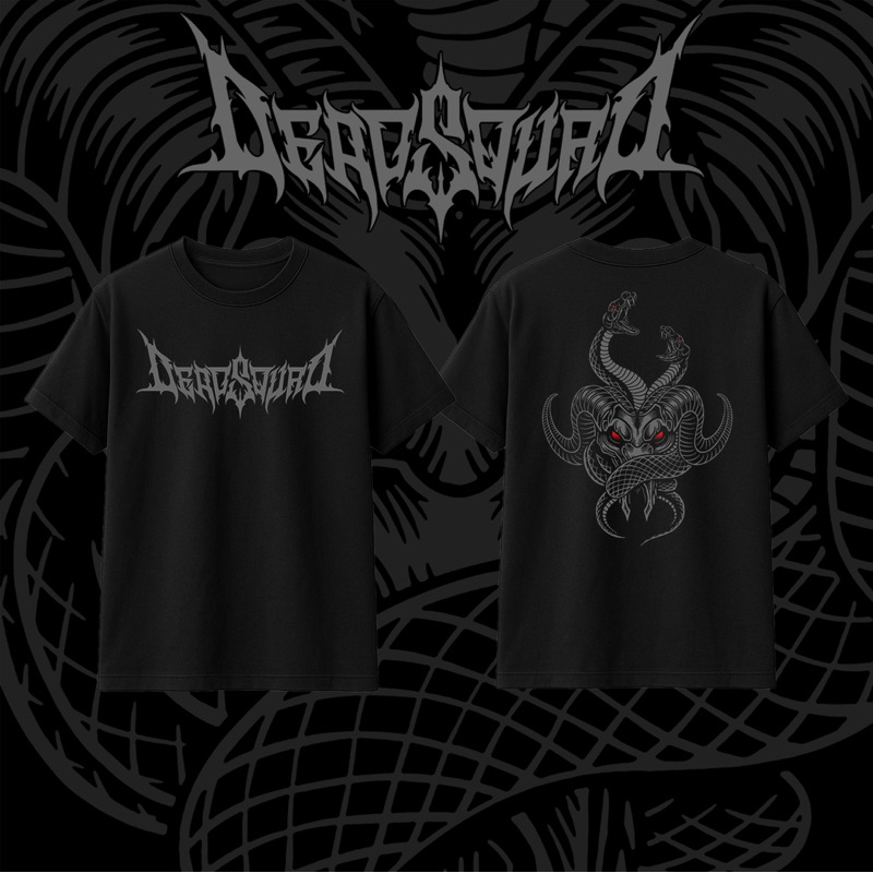 T Shirt DeadSquad - Snakegoat Black