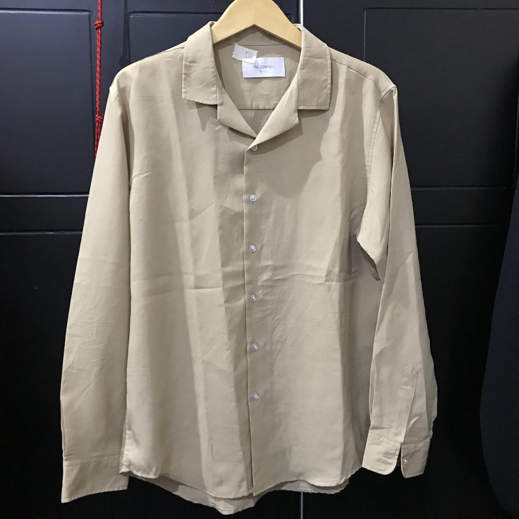 kemeja open collar ysk company L coksu