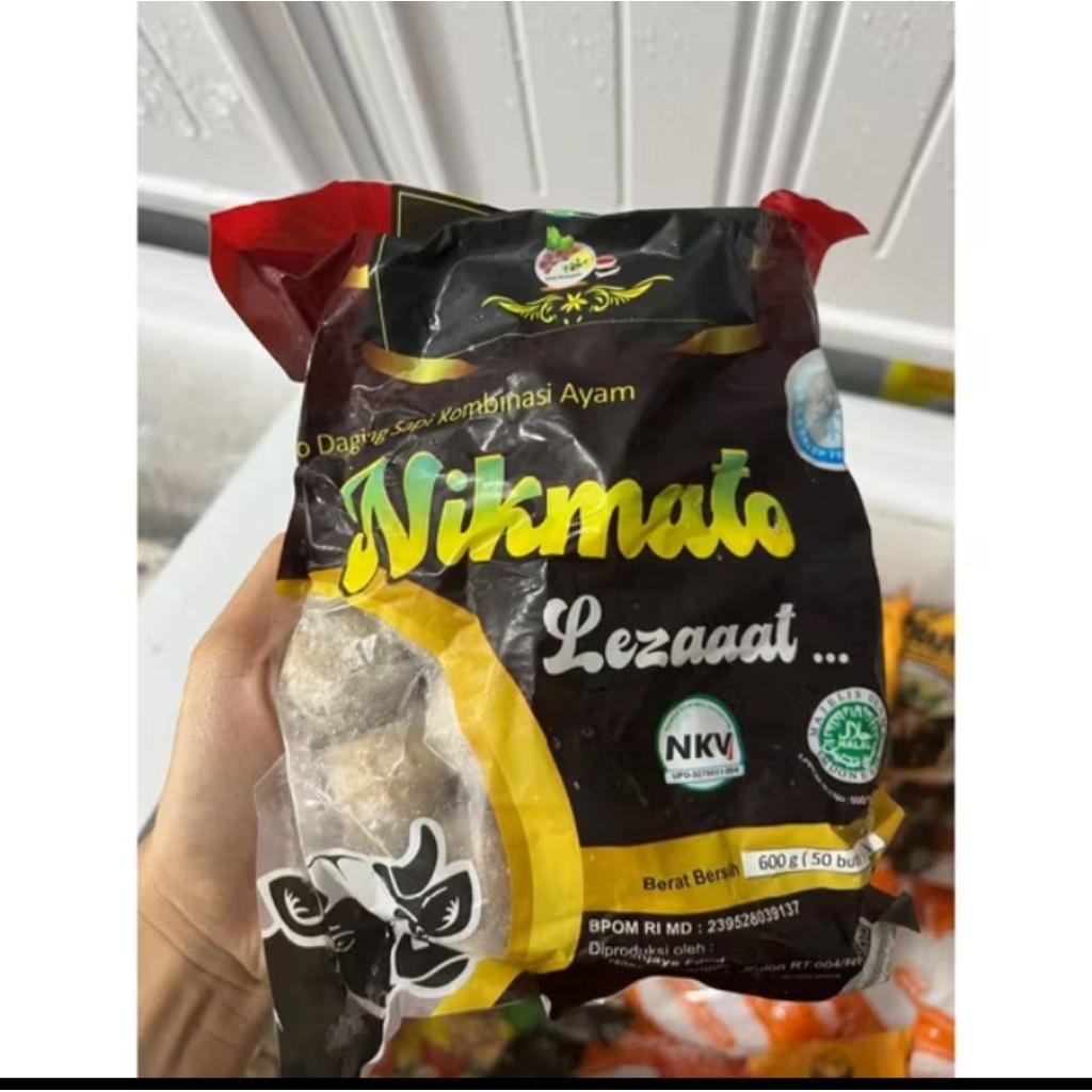 

bakso sapi nikmato 700 gr