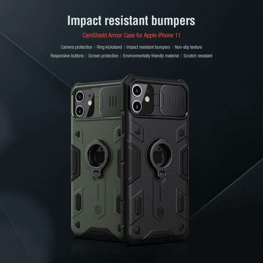 Case Iphone 11 Nillkin Hard Case CamShield Armor Casing Iphone 11 Impact Resistent Bumper