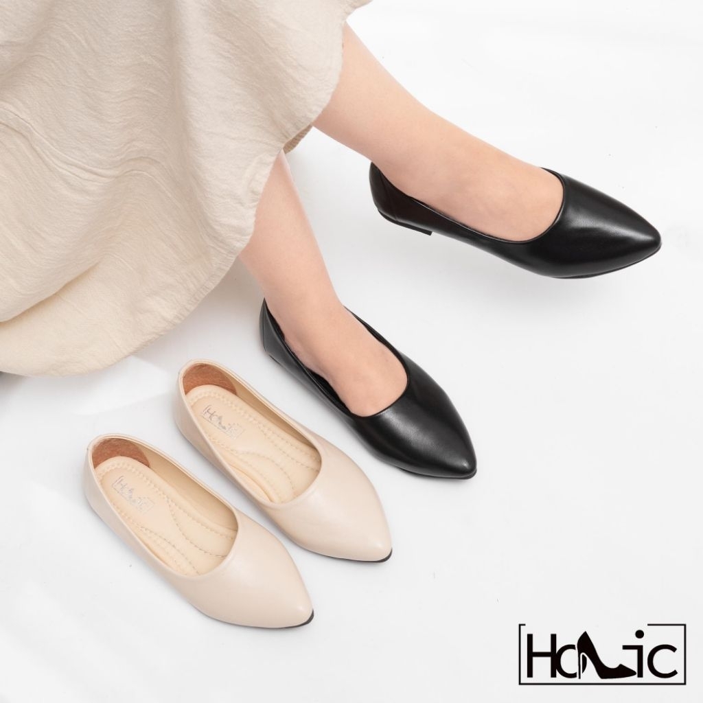 Sepatu Wanita Flat Shoes Holic Sepatu cewe Simpel 01