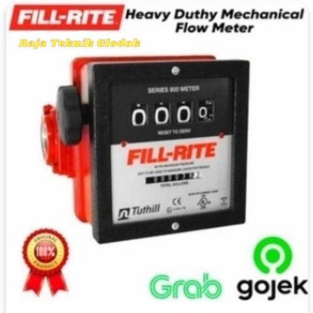 Flow Meter FILL-RITE 2 Inch 4 Digit Flow Meter Solar/Bensin Dan Oli 2"