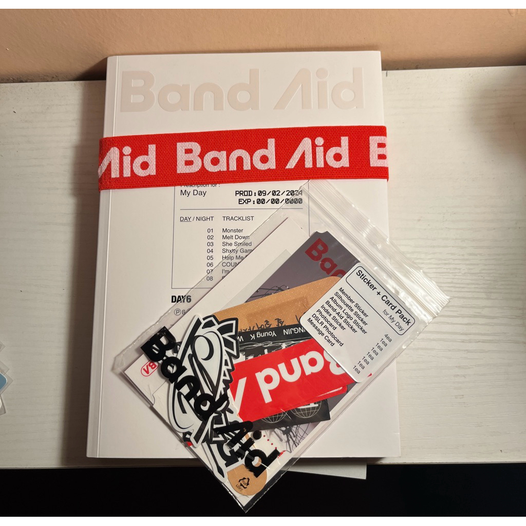 day6 album only band aid red version