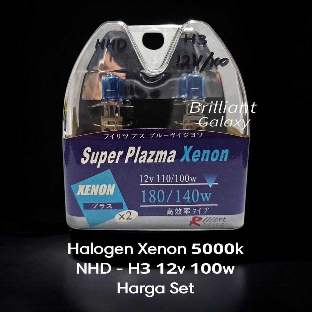 Acc2 * NHD - Halogen Xenon 12v - H3 / H11 / H16 - Harga Set