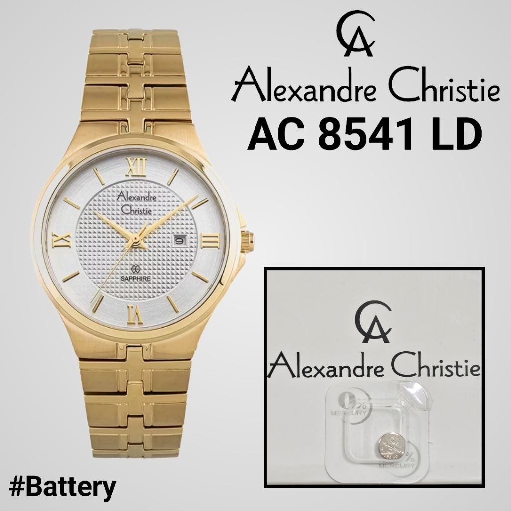 Baterai jam tangan Alexandre Christie AC 8541 LD