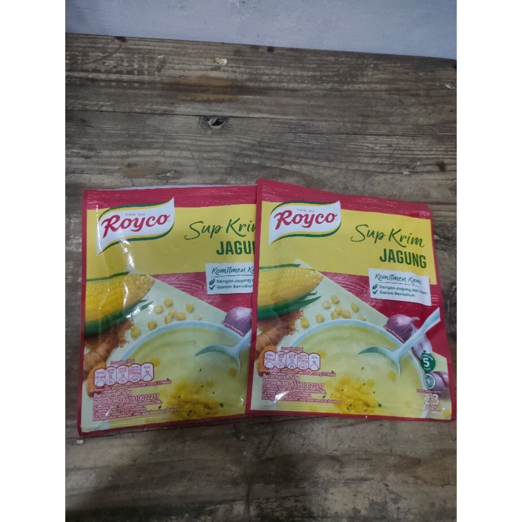 

Royco Sup Krim Jagung 50gram Expired Mei 2026