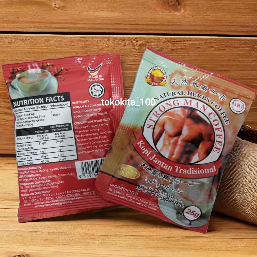 

1 Sachet Kopi Herbal Semula Jadi Tradisional Malaysia No 1