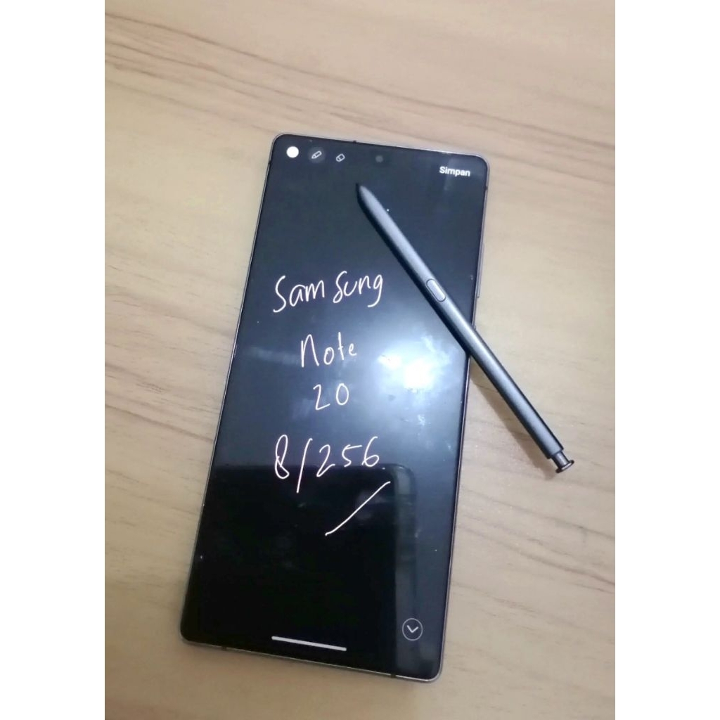 Samsung Note 20 8/256 Resmi SEIN second Android 13 One UI 5 (nego)
