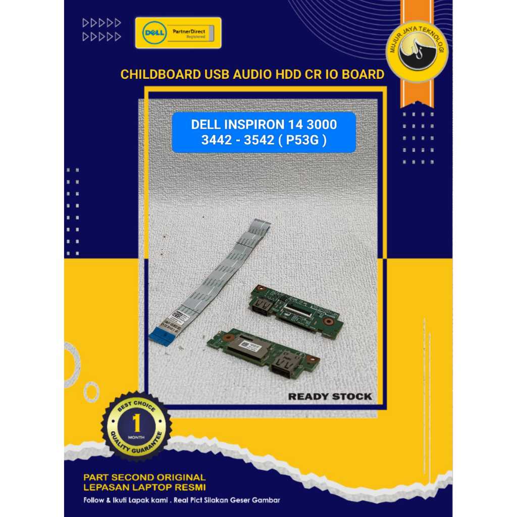 Childboard IO USB CR Board Laptop dell Inspiron 14 3000 P53G 3442 3443 3542 3543 Second Original