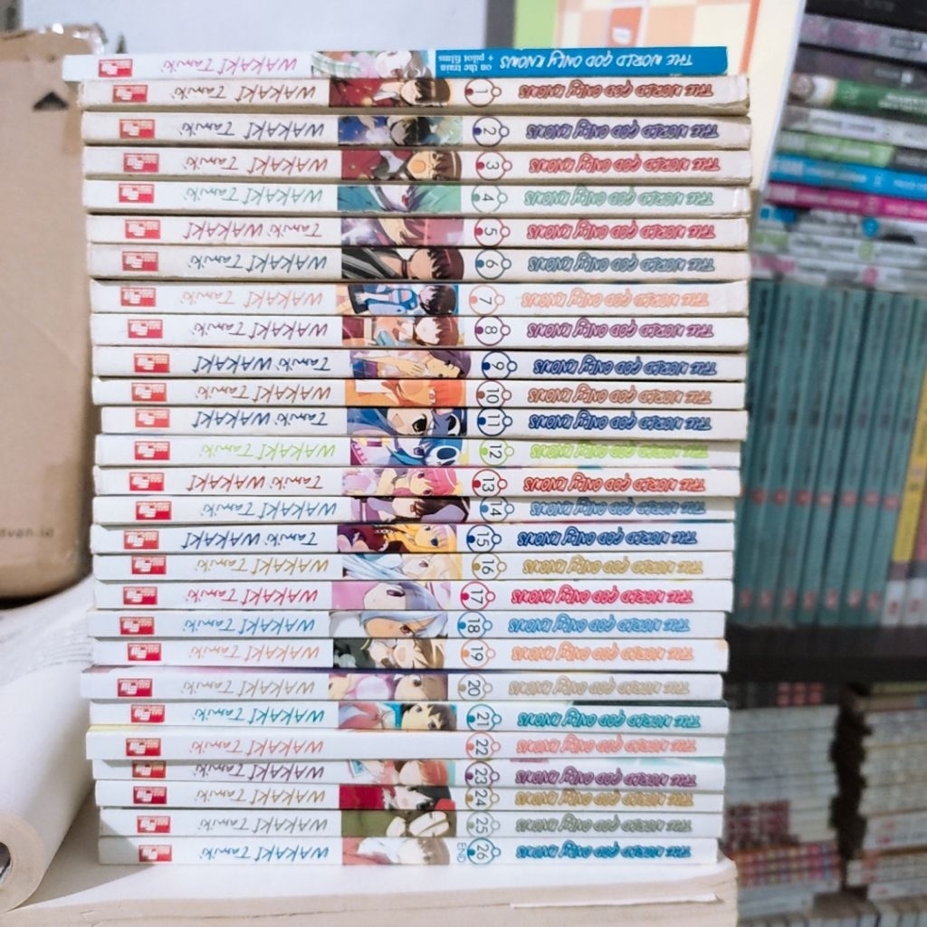 komik the world god only knows vol 1-26 set preloved tamat + special oneshot TWGOK ) on the rain