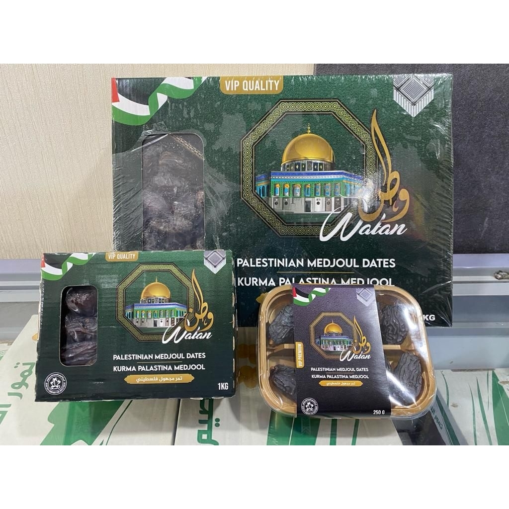 

Kurma Medjool Palestina Watan 1kg | Kurma Besar Lembut Manis | Oleh-Oleh Haji Umroh