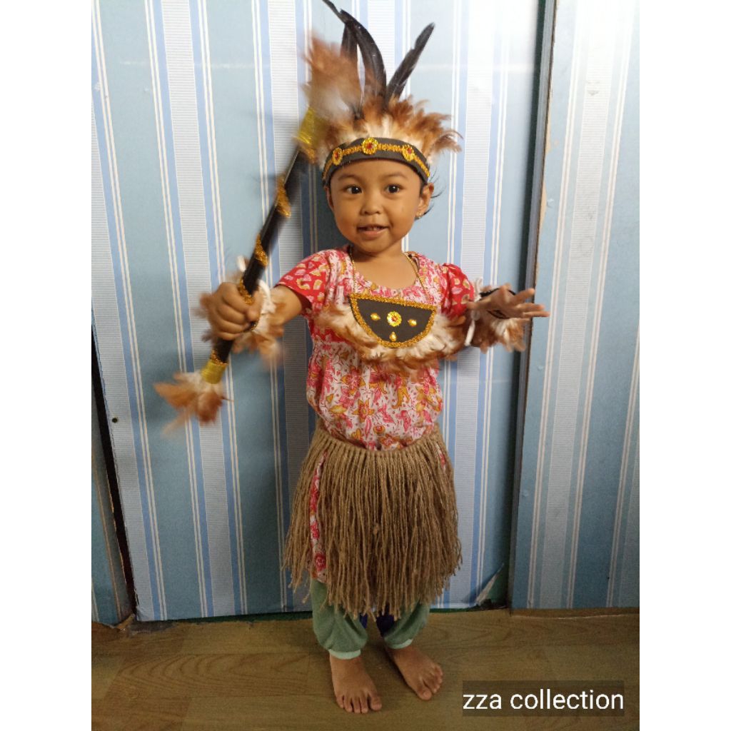 baju kostum papua,set papua,paket komplit papua