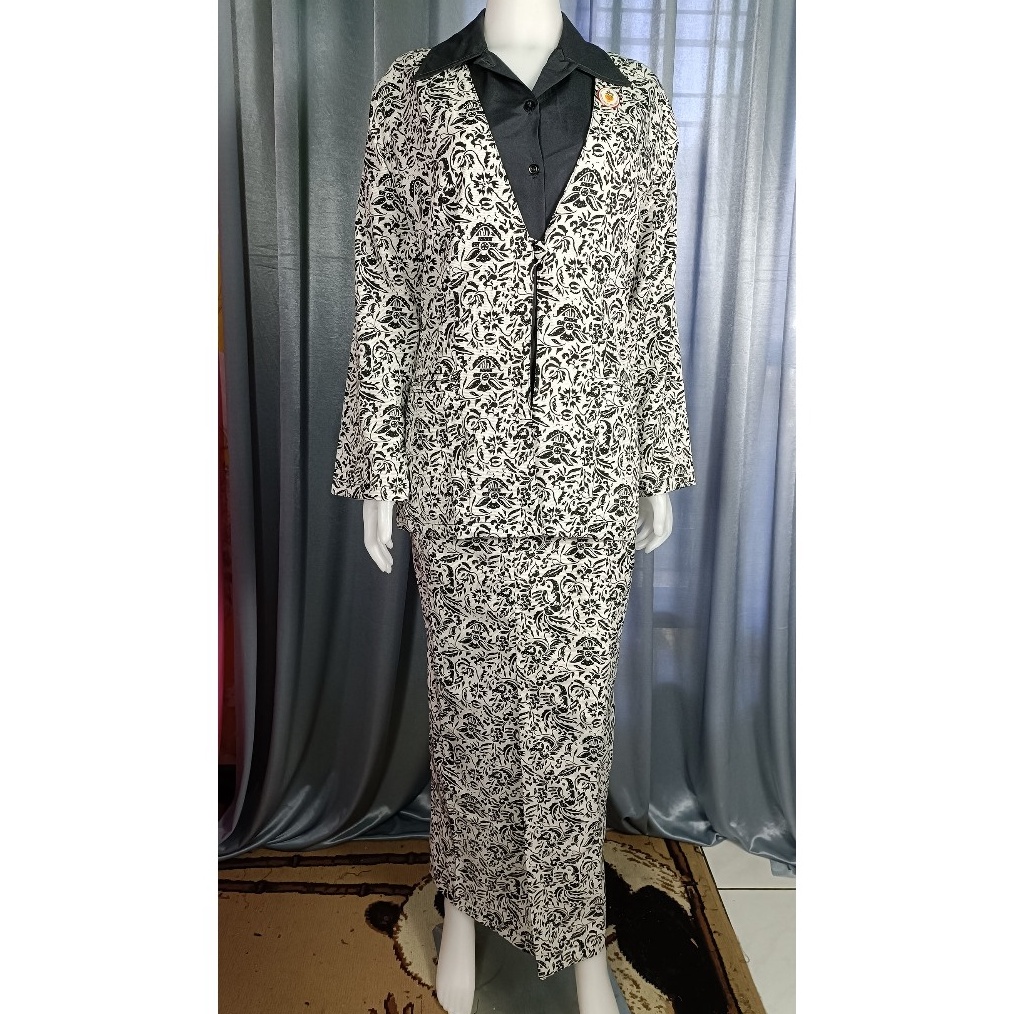 KODE J49E Seragam IBI Lapangan Sudah Dijahit Pembelian Terpisah Bahan Sanwos Batik