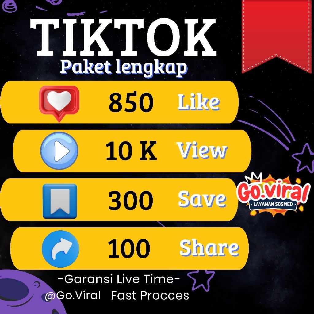Like Tiktok Fyp Paket Lengkap Fyp TT