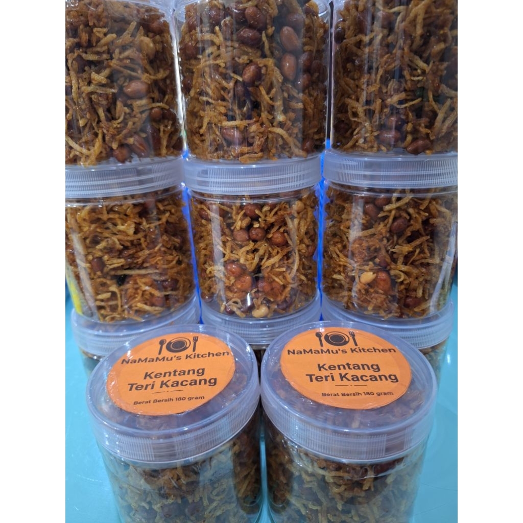 

NAMAMU'S KITCHEN MAKANAN KENTANG TERI KACANG 180 GRAM