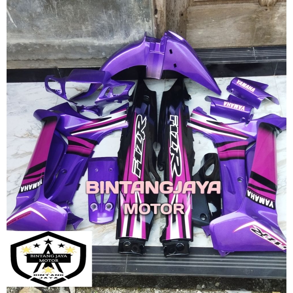 fullset body halus fizr ungu terong hitam body halus fizr murah