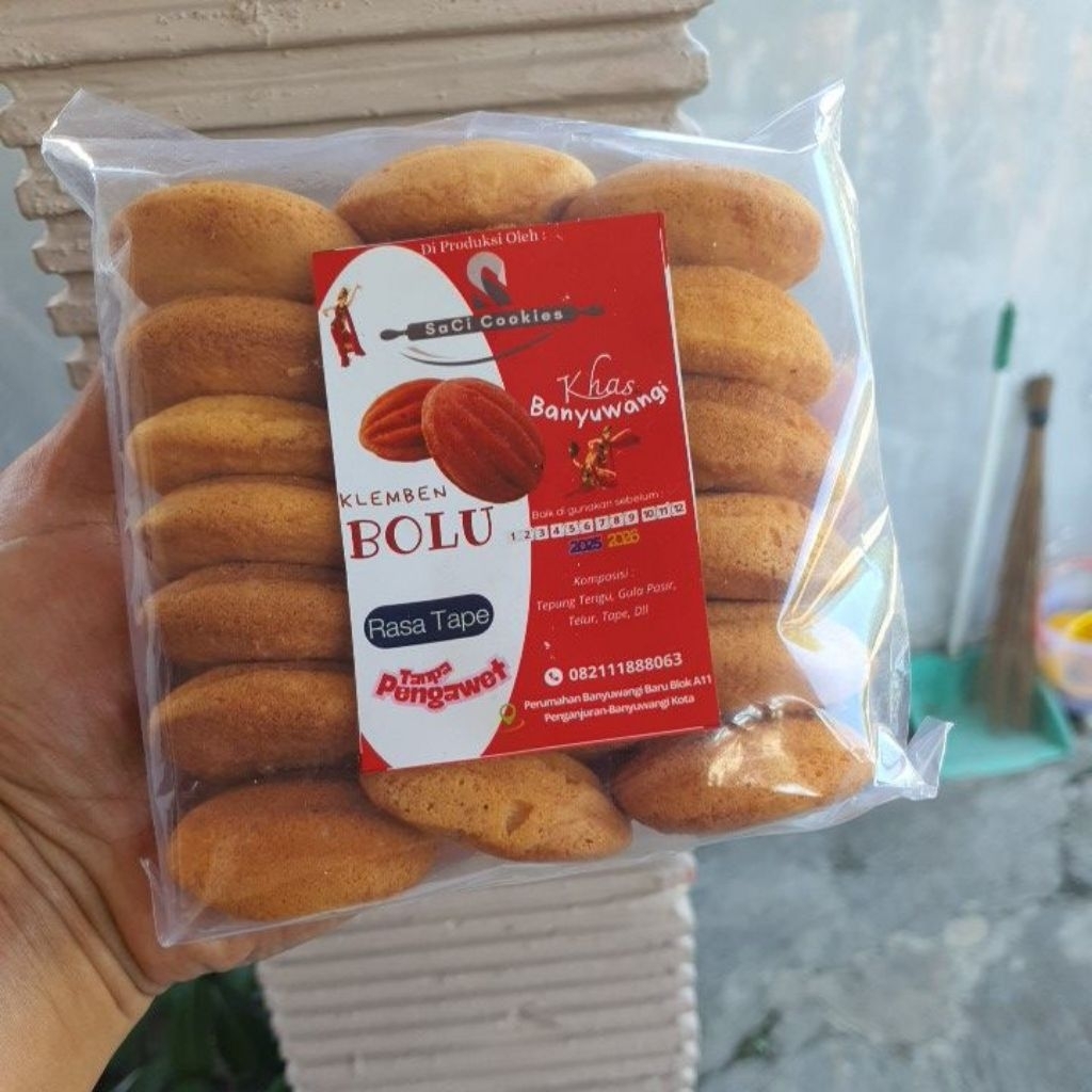 

Bolu Klemben Basah Rasa Tape isi 20 biji