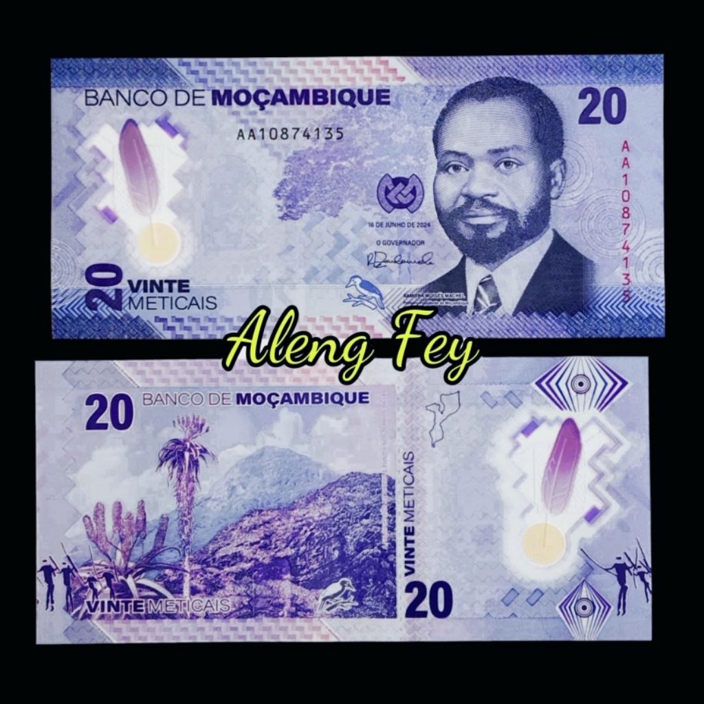 uang UNC Negara Mozambik