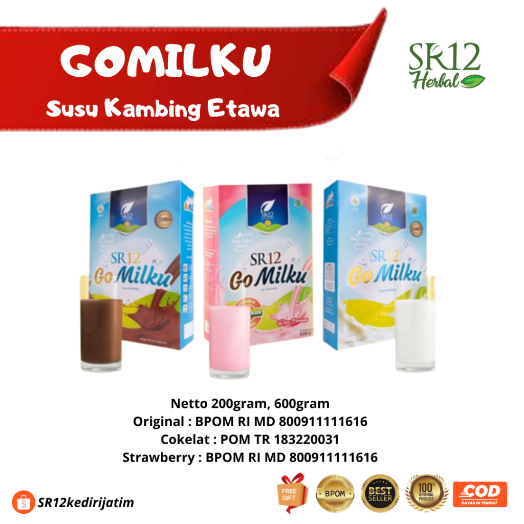 

Paket Resseller GoMilku SR12 Susu Kambing Etawa Tanpa Gula
