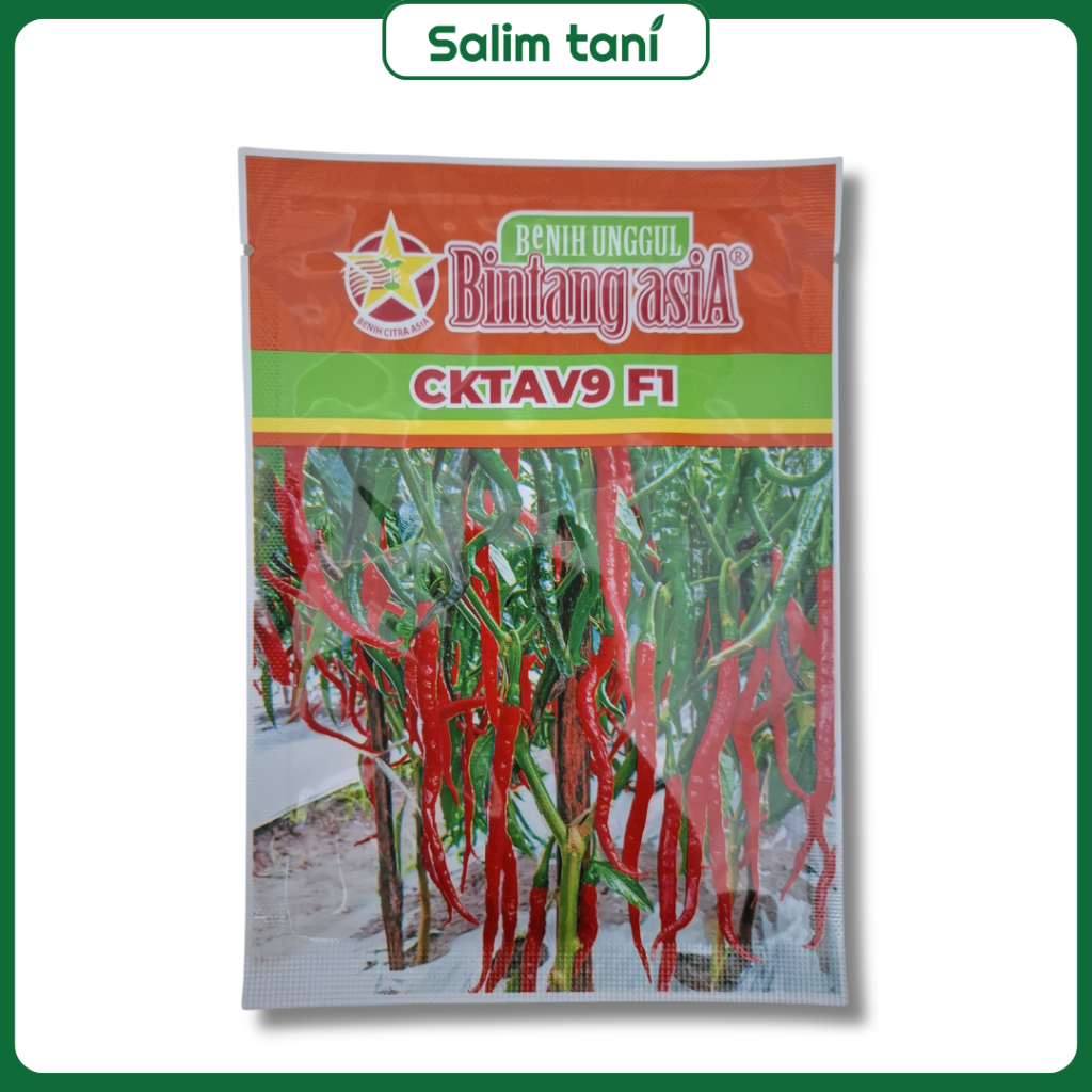 Benih Cabe Merah Keriting Isi 10 Gram Tahan Virus CKTAV9 F1 / Cabe Merah Keriting