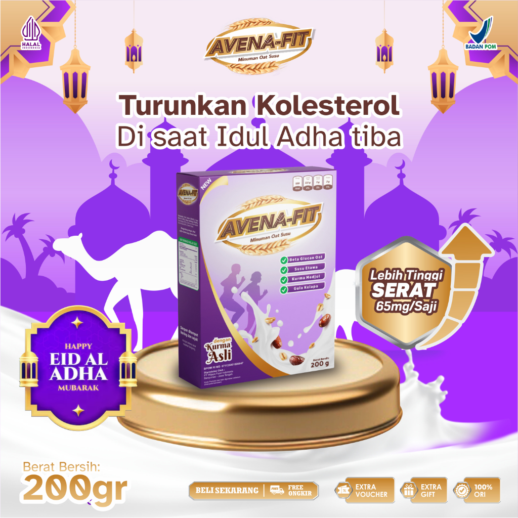 

Susu Oat Kurma Avenafit – Kolesterol Aman, Jantung Tenang, Hidup Lebih Ringan!