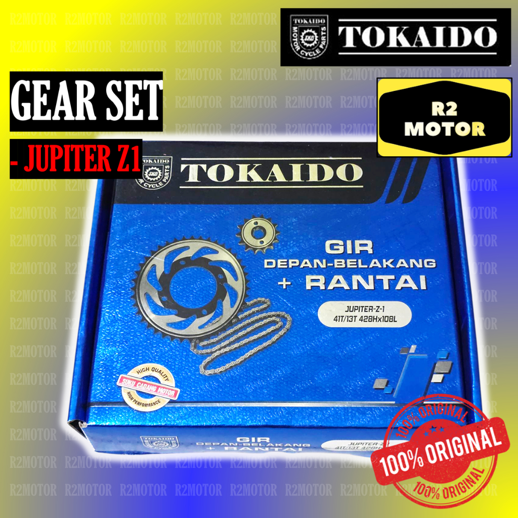 TKD GEAR GER GIR SET JUPITER Z1 TOKAIDO ORIGINAL KUAT PRESISI