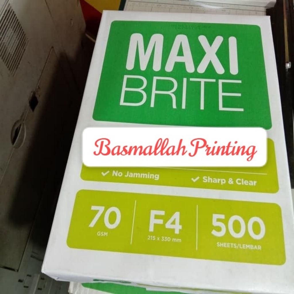

Kertas F4 Maxi Brite 1 rim
